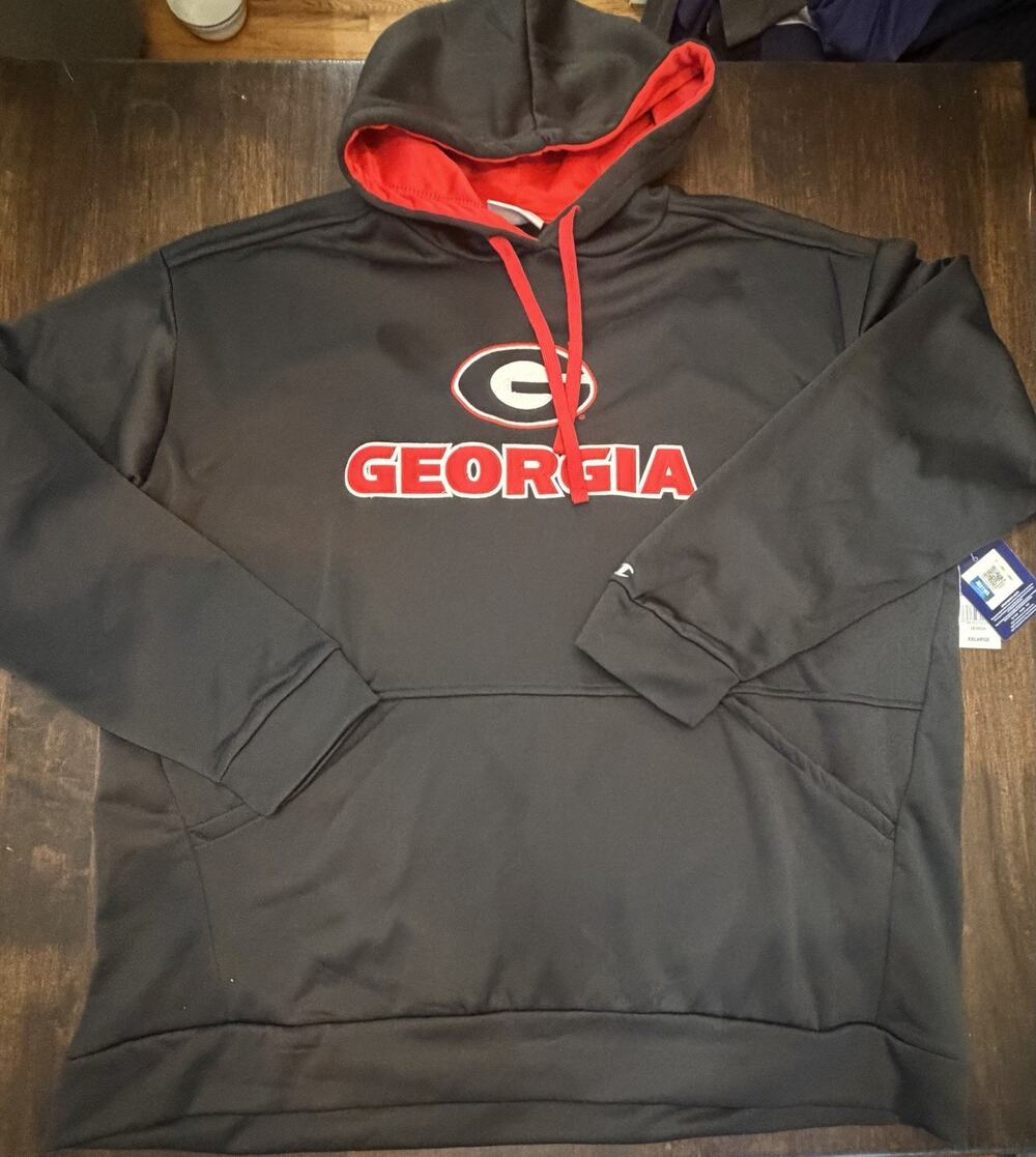 Georgia Bulldogs Embroidered Hoodie 2XL Champion Brand UGA NWT